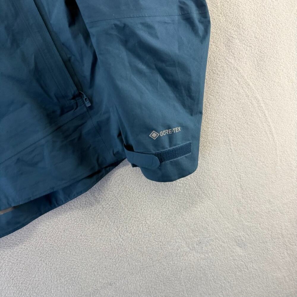 REI Rain jacket Women's 2XL Blue Full Zip Goretex Hooded Hood Waterproof Outdoor - Picture 2 of 13